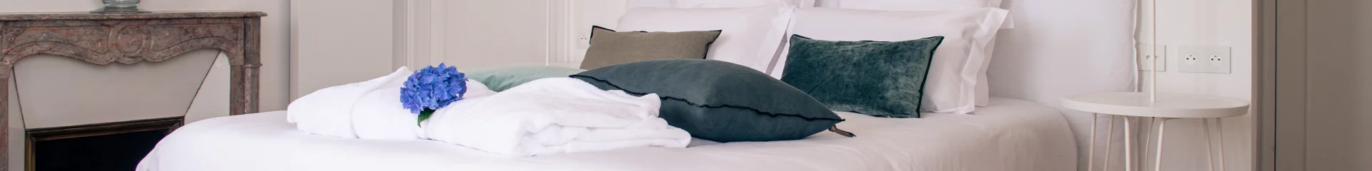 Chambre Double Mer Deluxe de l'Hôtel Château Les Garennes