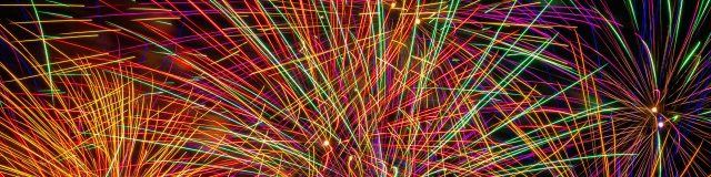 Fééries de Noël fireworks display