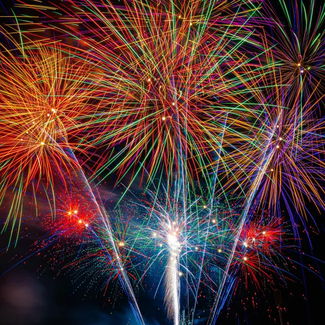 Fééries de Noël fireworks display