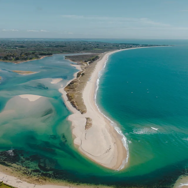 Vue aériennes des Dunes de Mousterlin