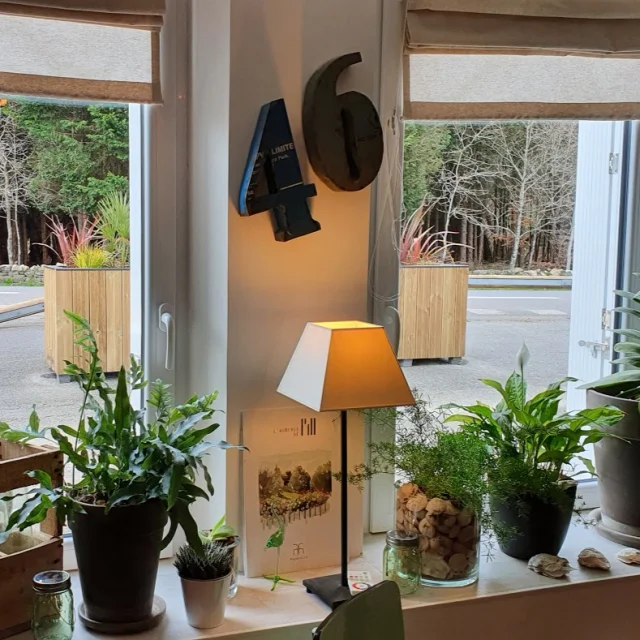 Detail of the dining room in the Au 46 guest house