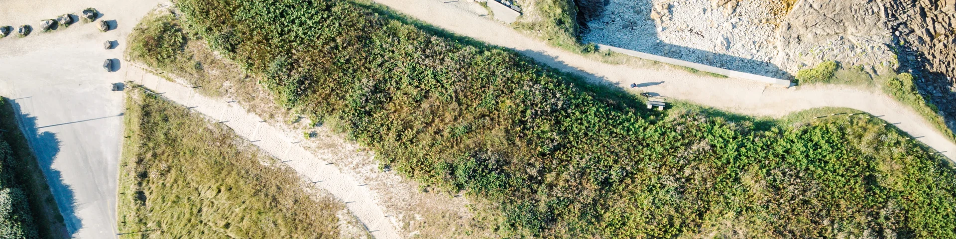 Aerial view of Pointe Saint-Gilles
