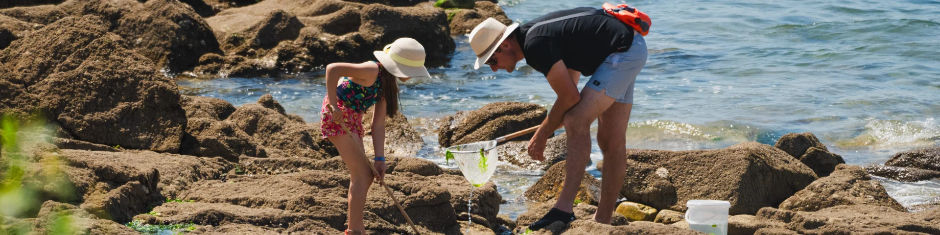 Voetvissen bij Pointe Saint-Gilles