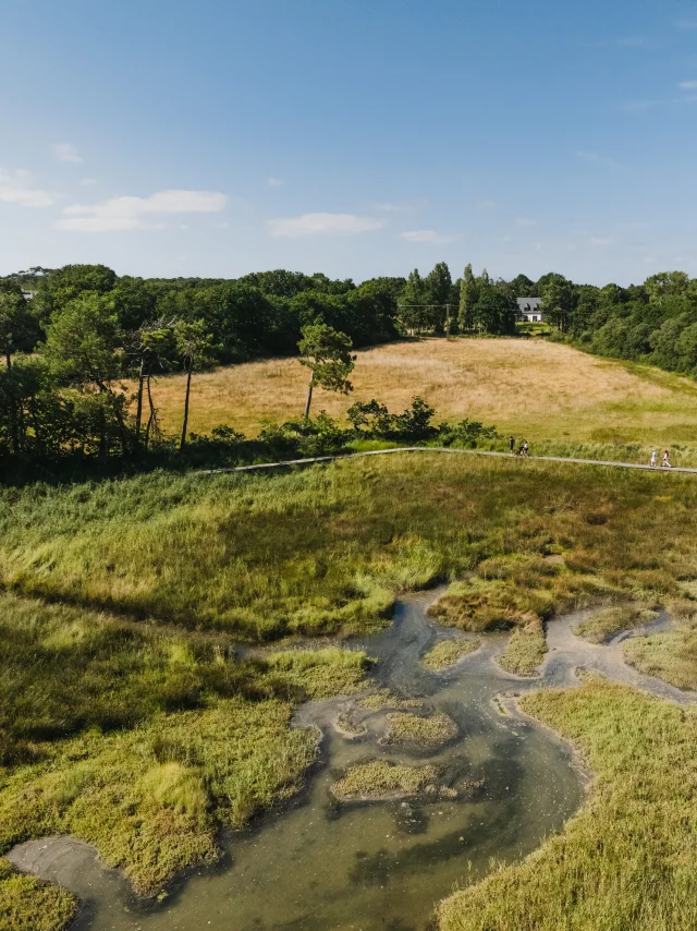 Luchtfoto van Anse du Petit Moulin