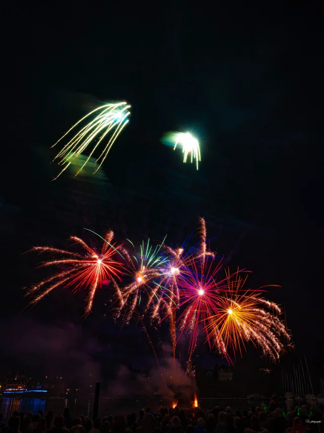 Vuurwerk in Bénodet