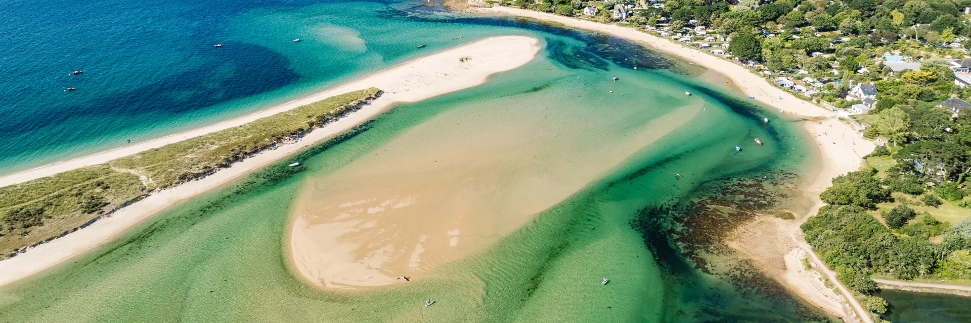 Vue aérienne de la Plage du Letty
