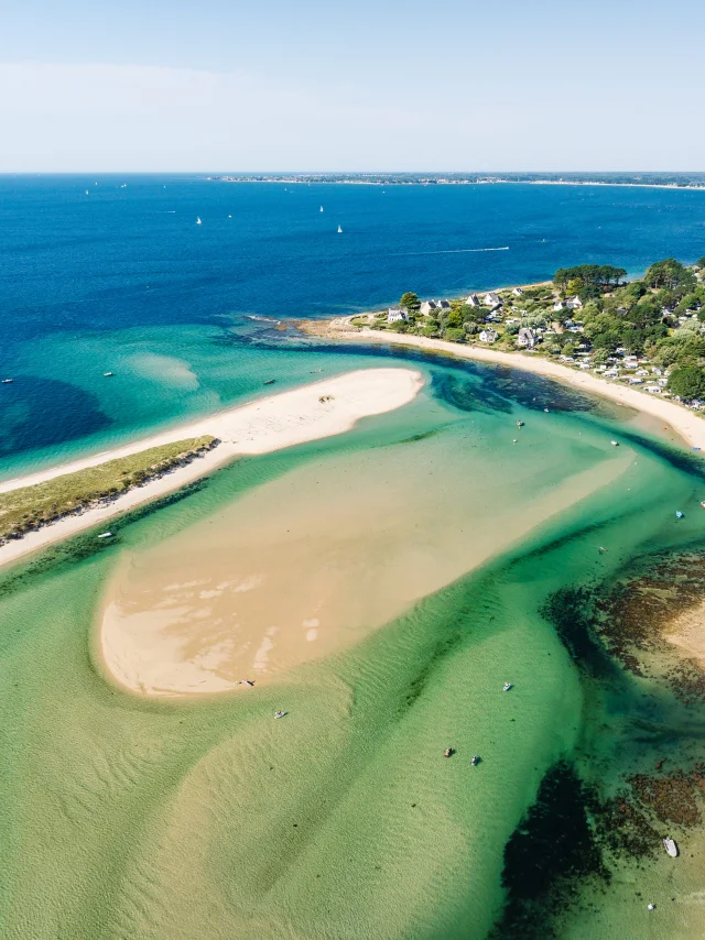 Vue aérienne de la Plage du Letty