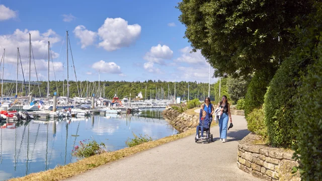 Balade près du port de plaisance