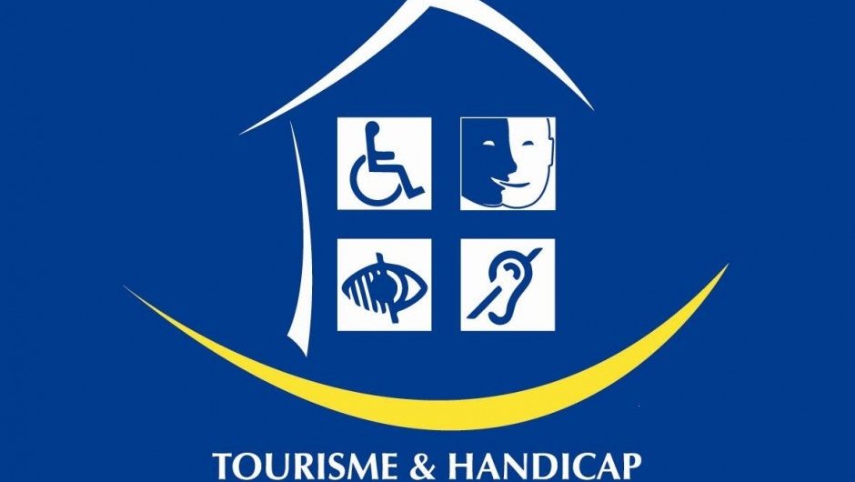 Logo voor toerisme en handicap