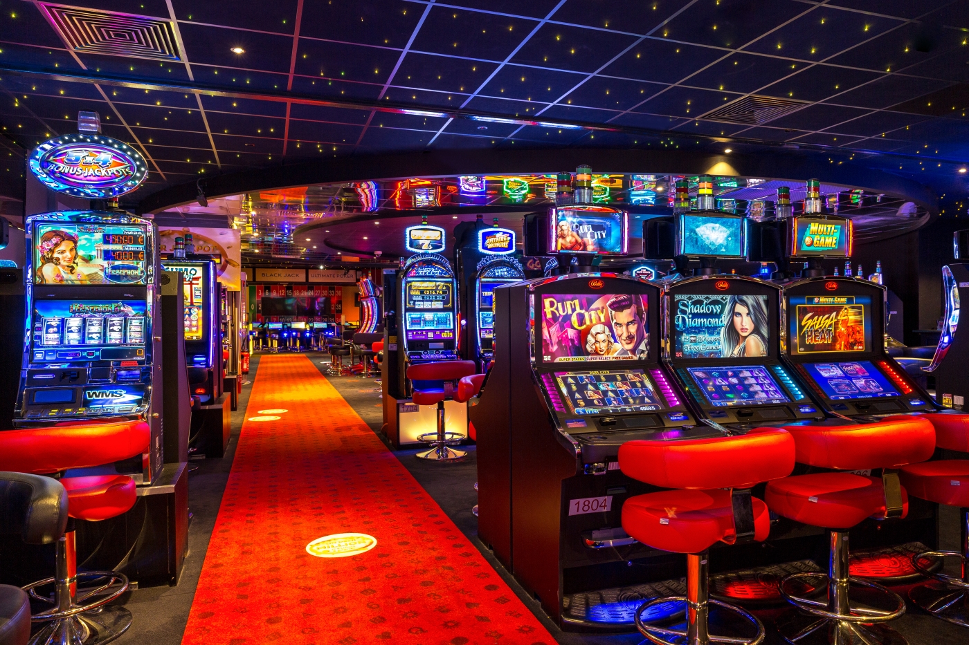 Slot machines at Casino Barrière de Bénodet