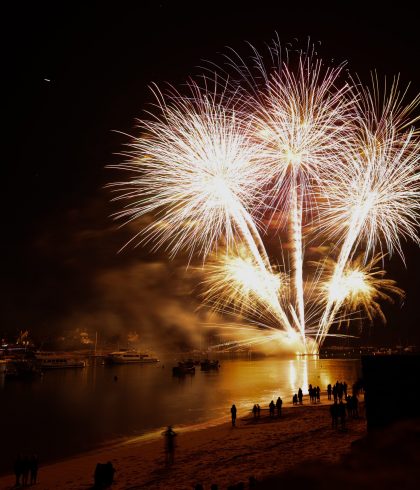 Vuurwerk in Bénodet