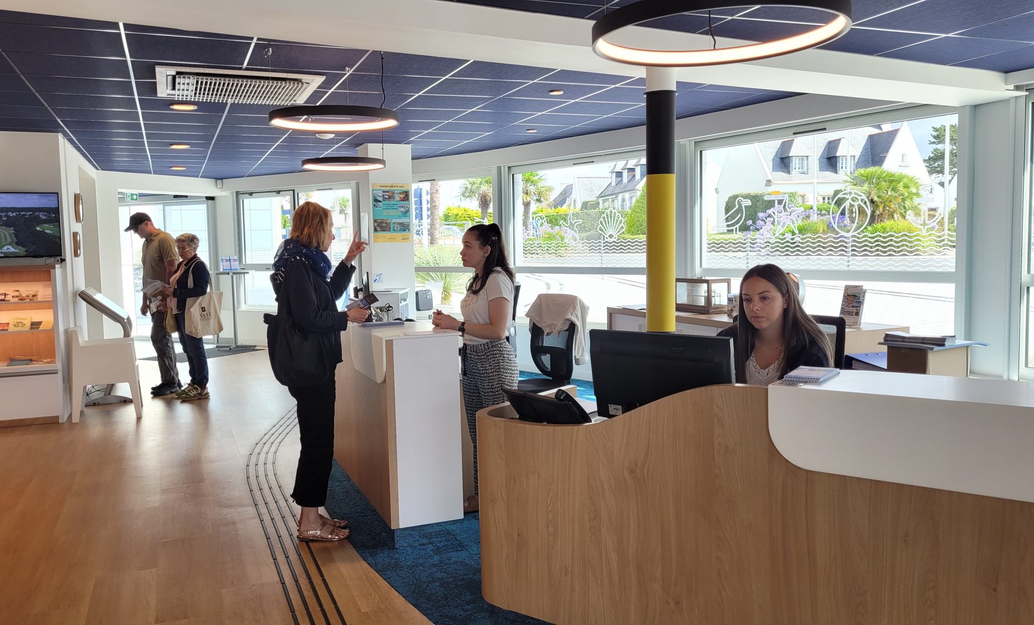 Interior of the Bénodet Tourist Office