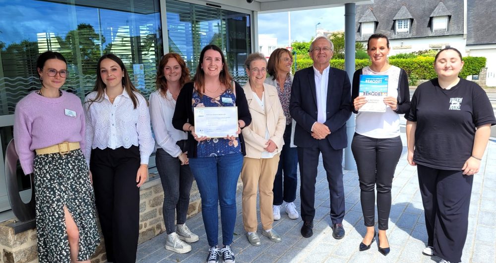 L'équipe de l'Office de Tourisme et les élus pour la marque Qualité Tourisme