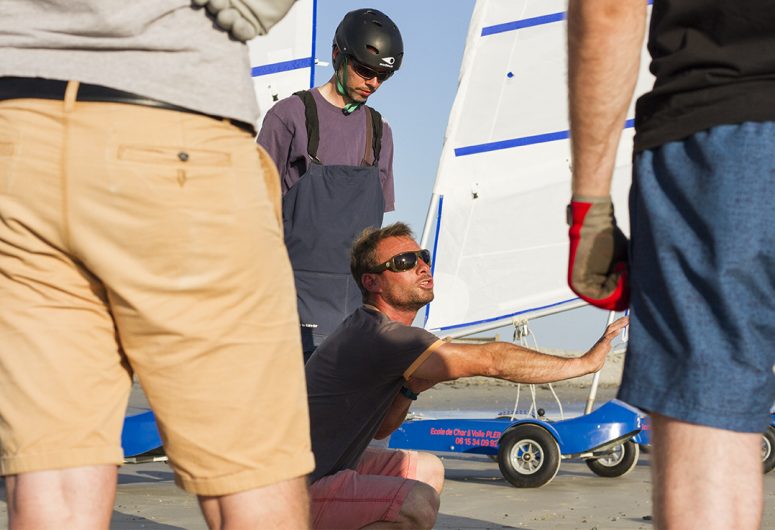 Plein Ouest – char à voile Penhors – Pays Bigouden