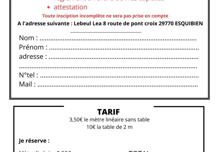 Vide grenier Les capistes amazones