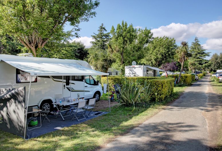 Campingplatz am Strand