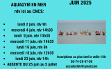 aquagym en mer juin