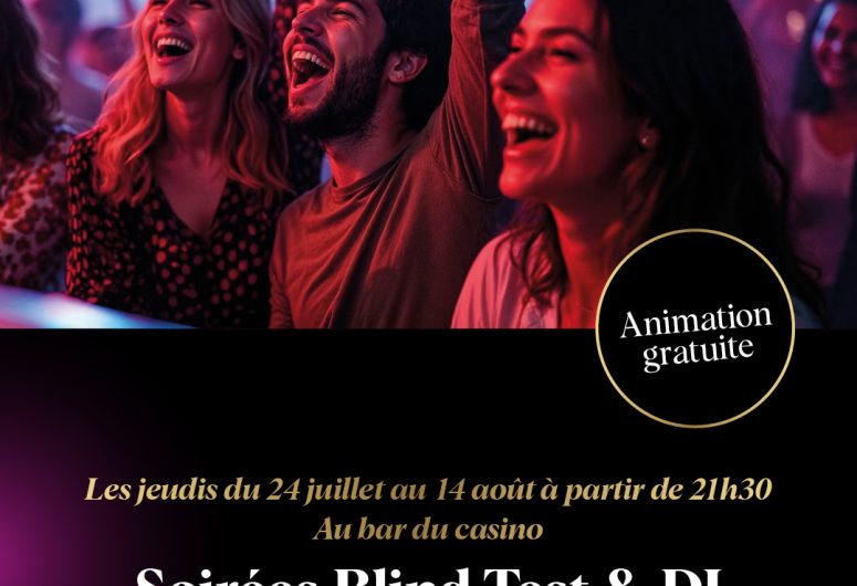 Soirées Blind Test & DJ – Casino Barrière de Bénodet