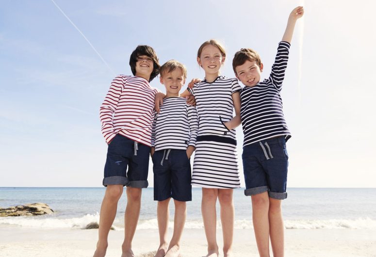 Armor Lux, shooting campagne collection enfants été 2023 – Fouesnant, Bretagne