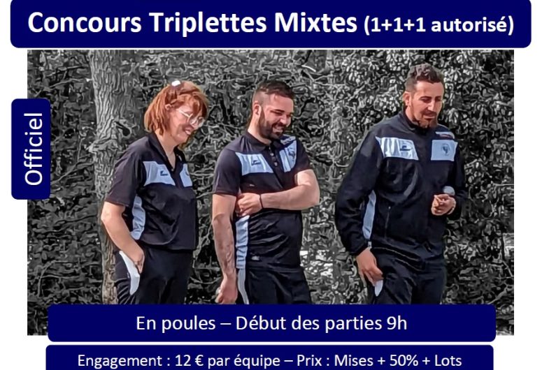 Concours Triplettes Mixtes