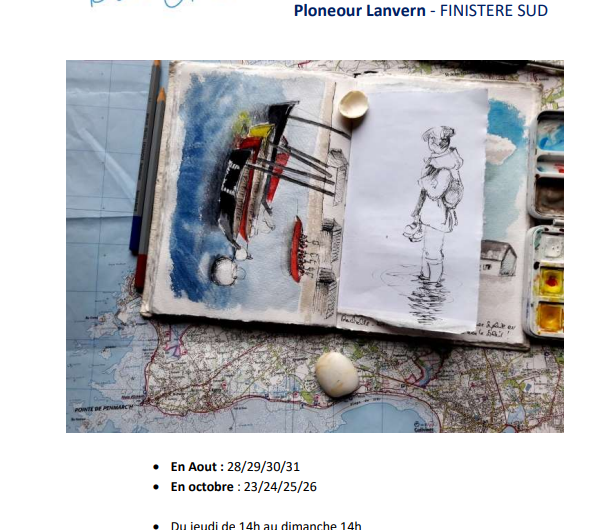 Rando carnet de voyage – Ploneour- Lanvern – Pays Bigouden – Bigoudenjoy