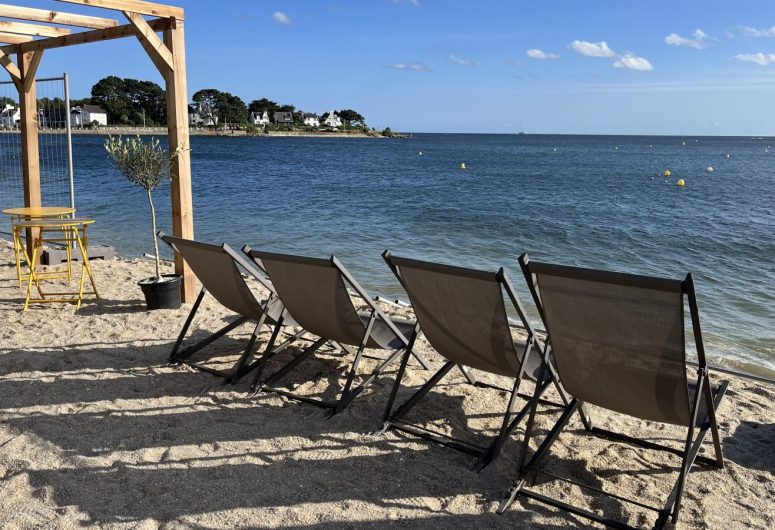 Accès à la mer depuis le Club du Phare