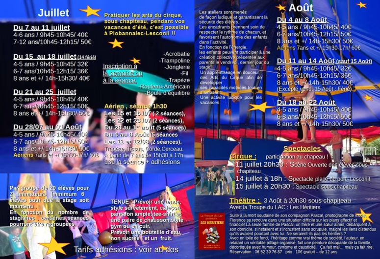 Spectacle de cirque  – Plobannalec-Lesconil – Pays Bigouden – Bigoudenjoy