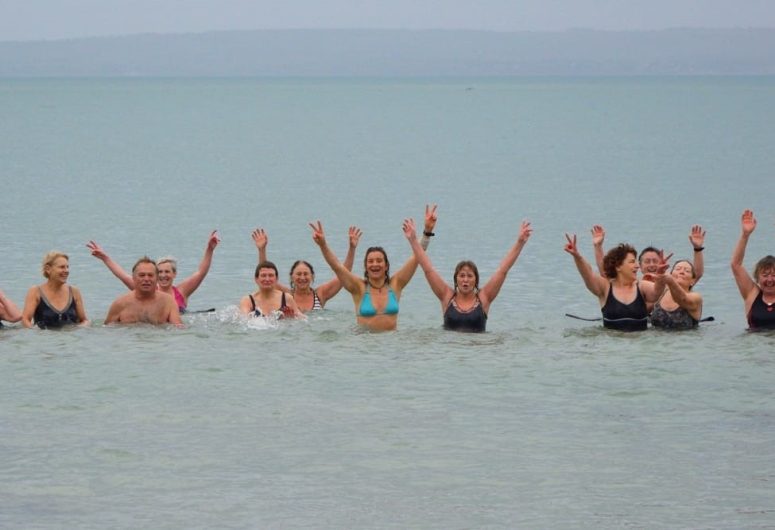 Séance d’Aquagym en mer