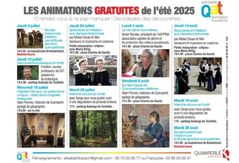 QAT – flyers animations été 2025