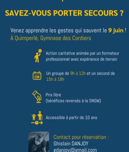 Secourisme 9 juin