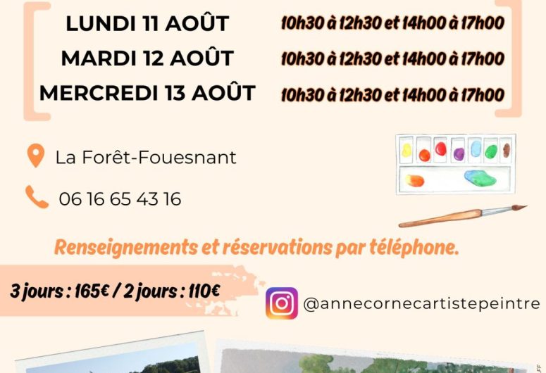 Stage d’aquarelle 2025