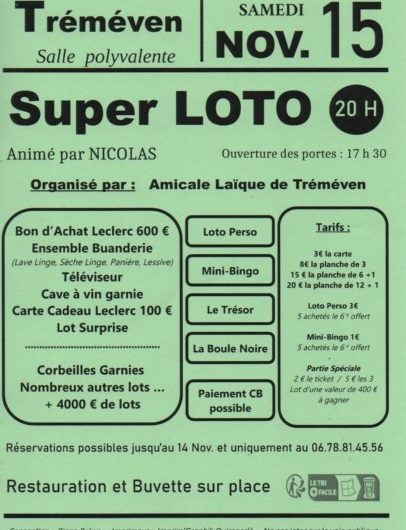 Superloto 15-11 tréméven