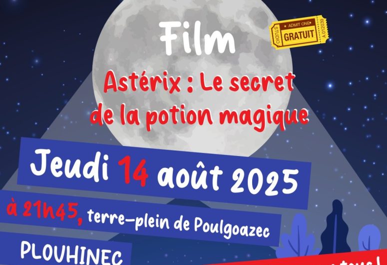 affiche ciné plein air aout