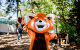 animatie-mascotte-roux-panda-experia-park-benodet-finistere