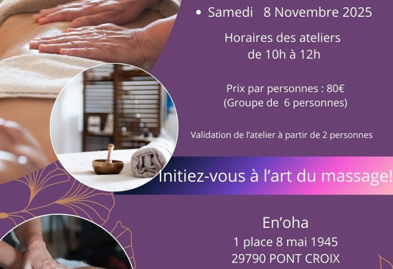 atelier initiation massage
