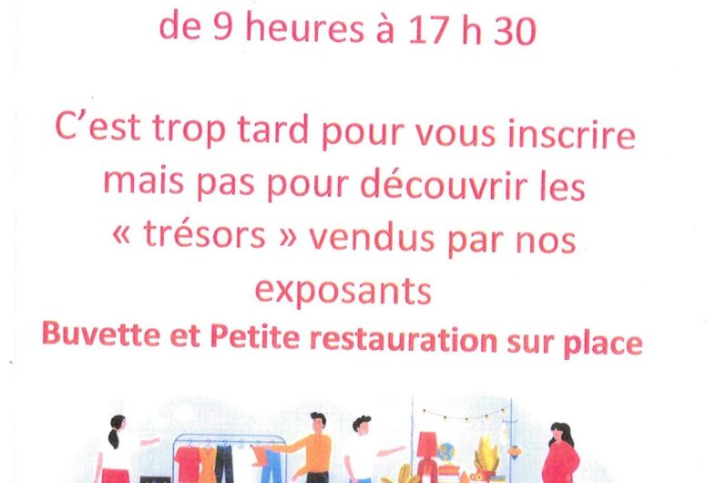 vide grenier kerlaz