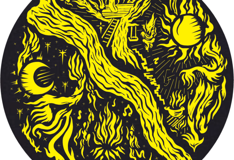 logo cabanes jaune