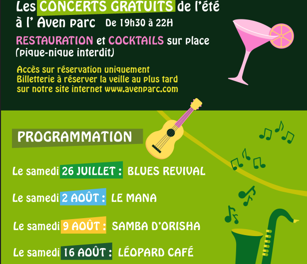 programme aven parc