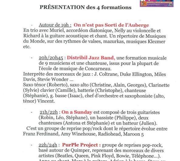 programme reuz tregunc